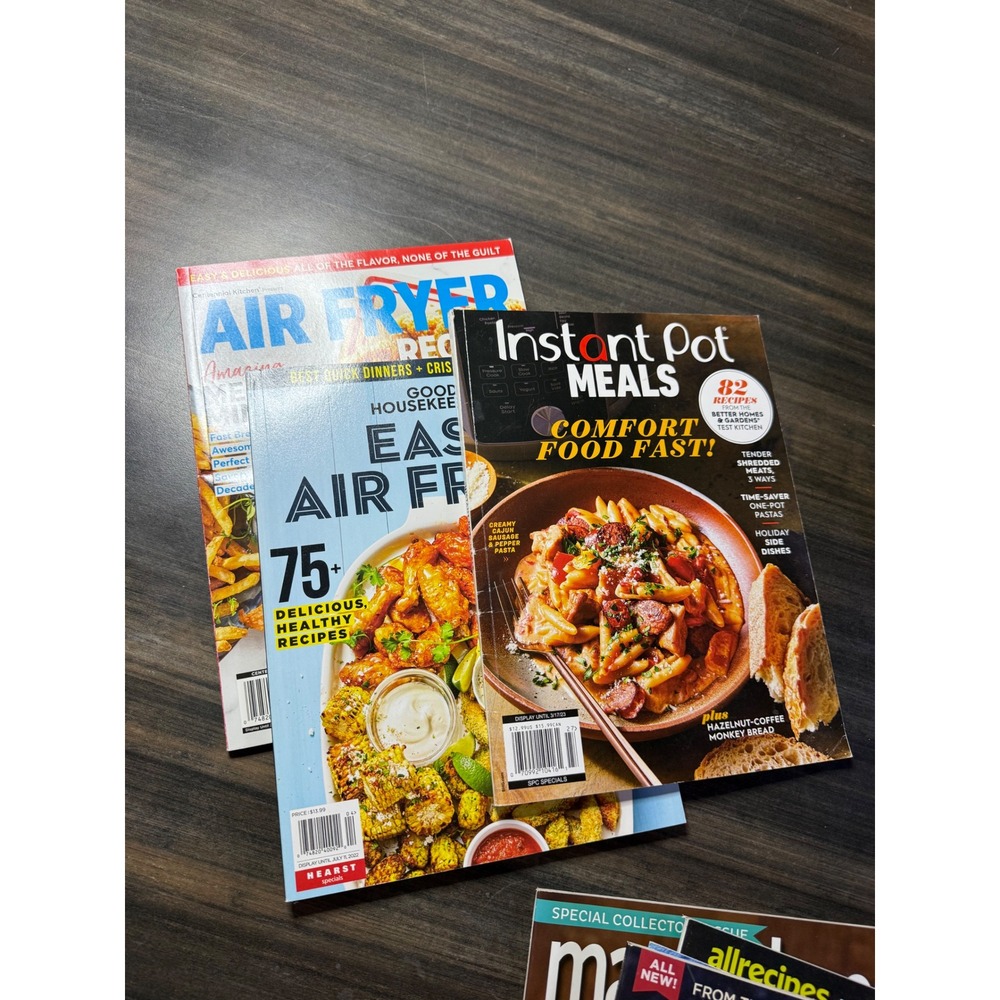 Lot of 3 Instant Pot & Air Fryer Recipe Magazines Better Homes Good Housekeeping